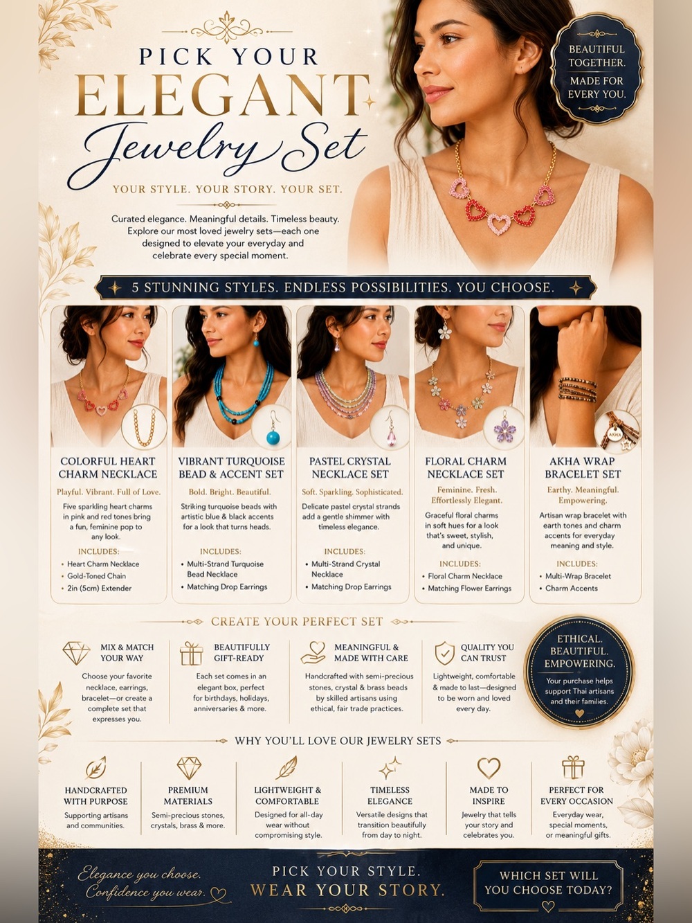 Pick your Elegant Statement Jewelry